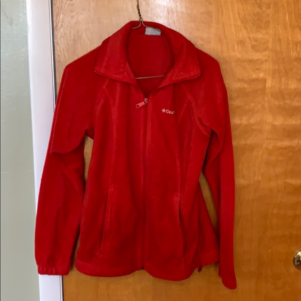 Columbia Red Fleece